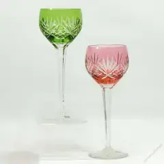 Бокал винтаж цветной хрусталь Франция