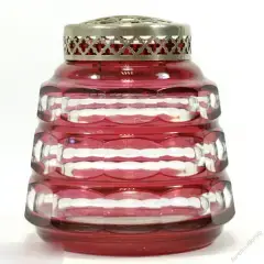 Val S Lambert Бельгия антик ваза цветной хрусталь