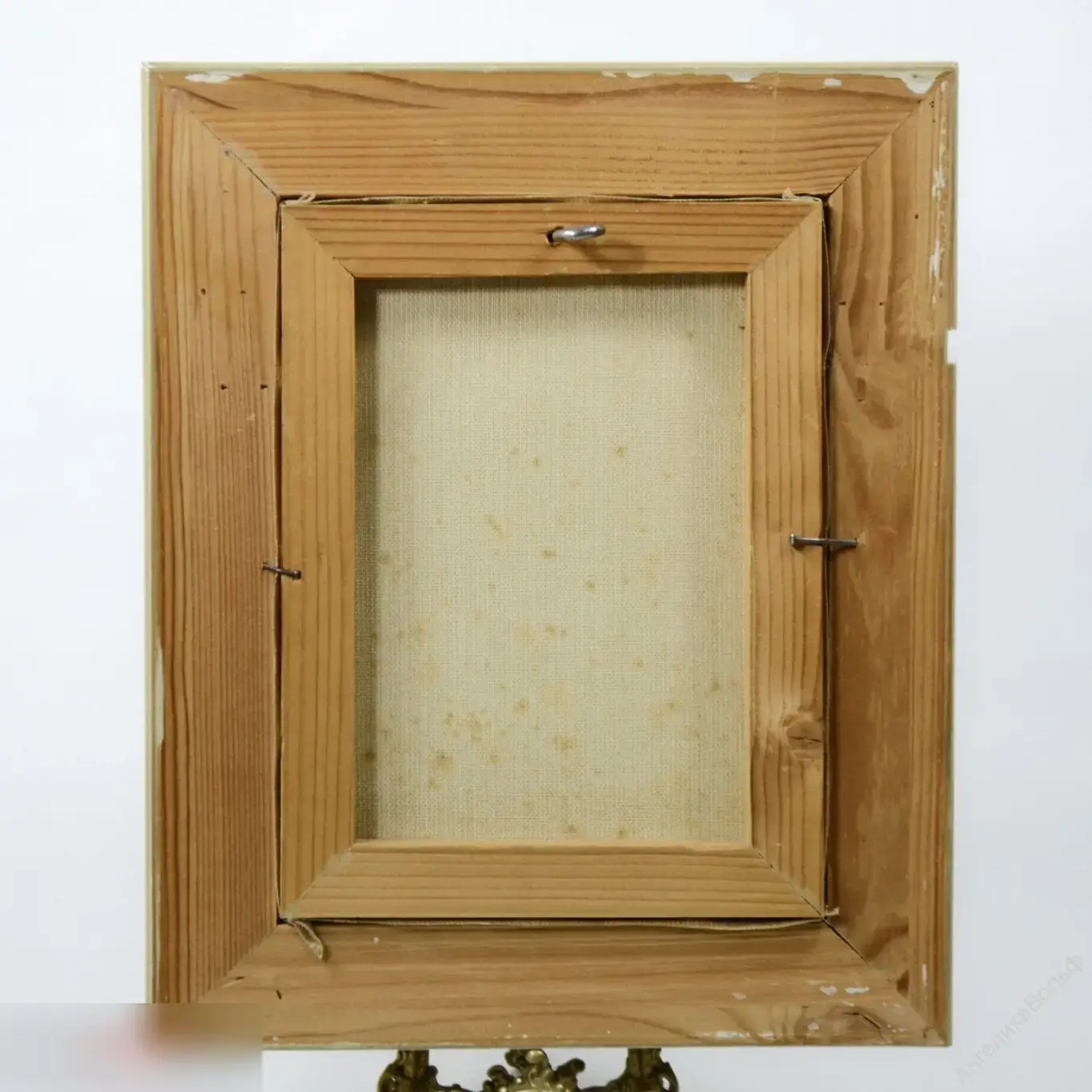 Винтаж Картина натюрморт масло ваза маки ромашки 3