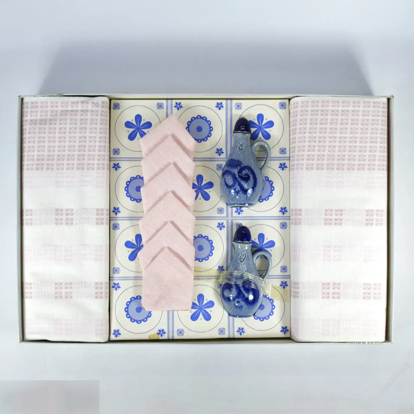 Винтаж комплект скатерть салфетки лен Германия