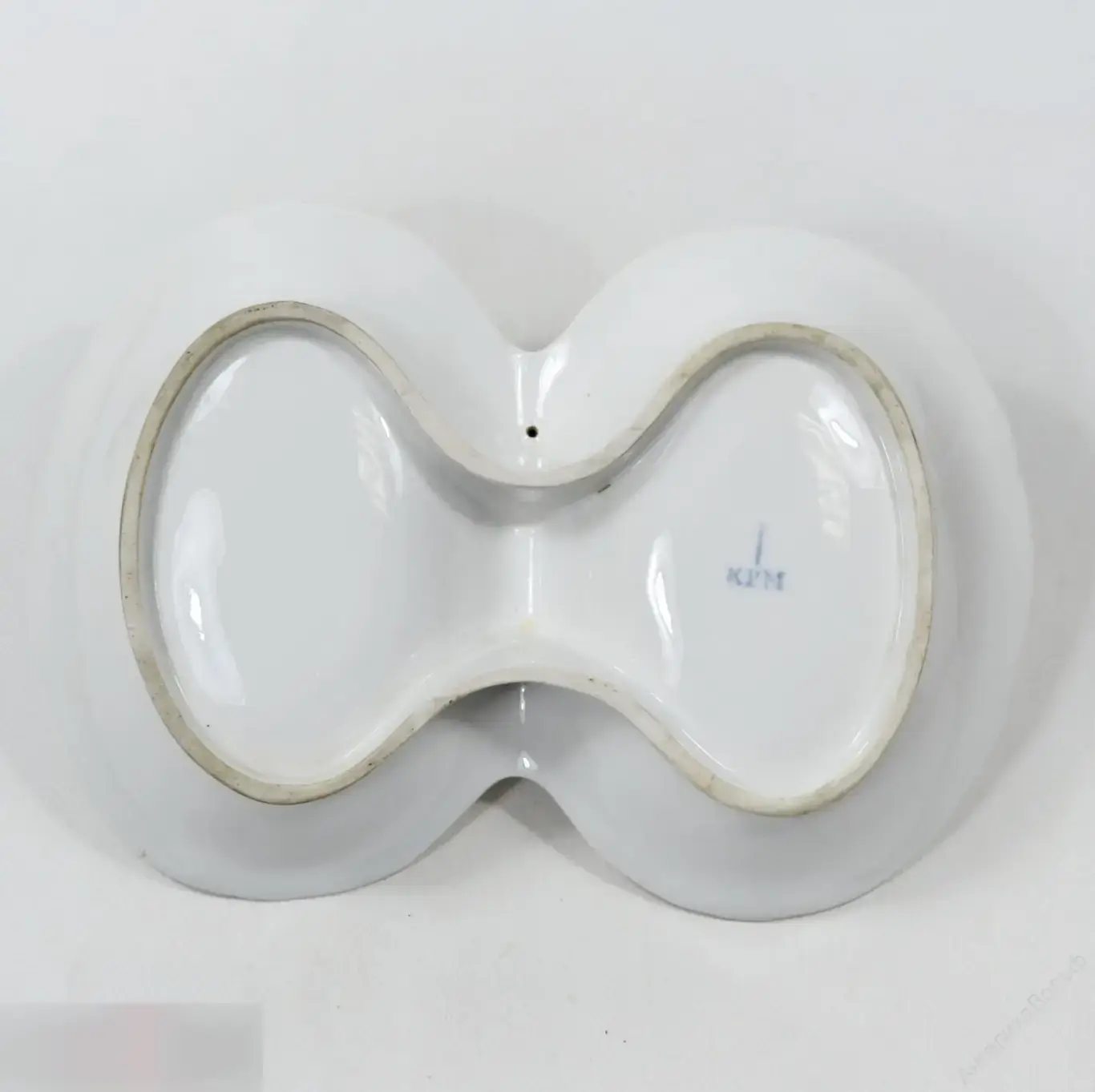 Антиквариат конфетница менажница фарфор Германия 1885 роспись 3