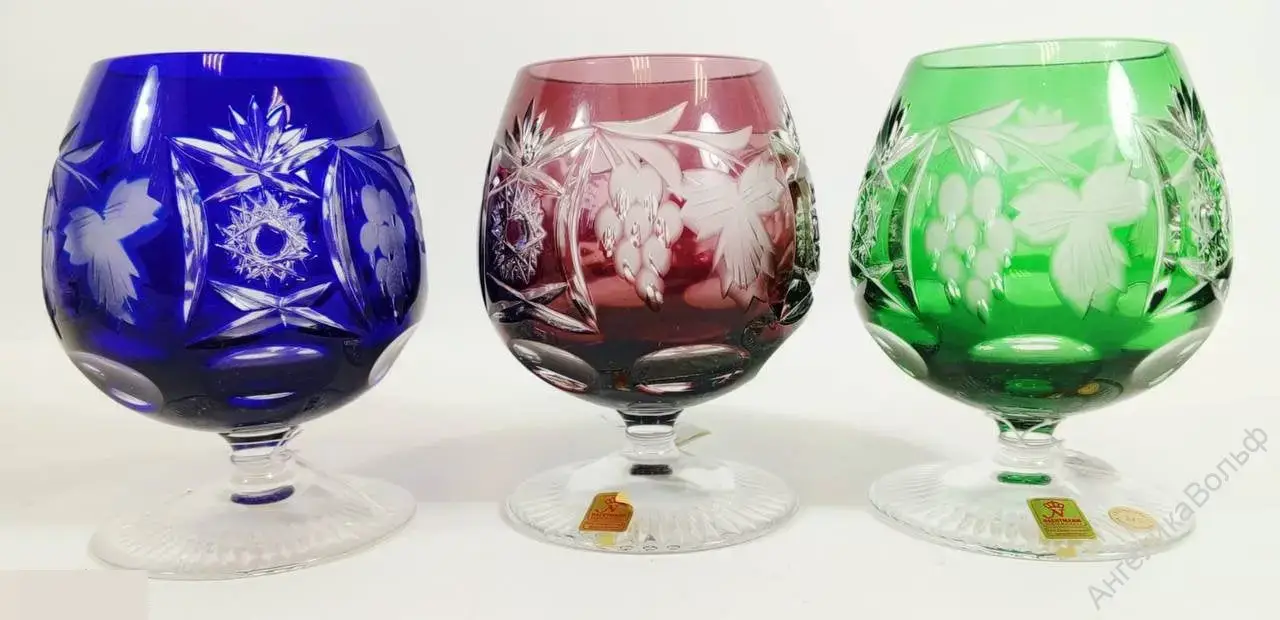 Nachtmann бокал коньяк виноград цветной хрусталь