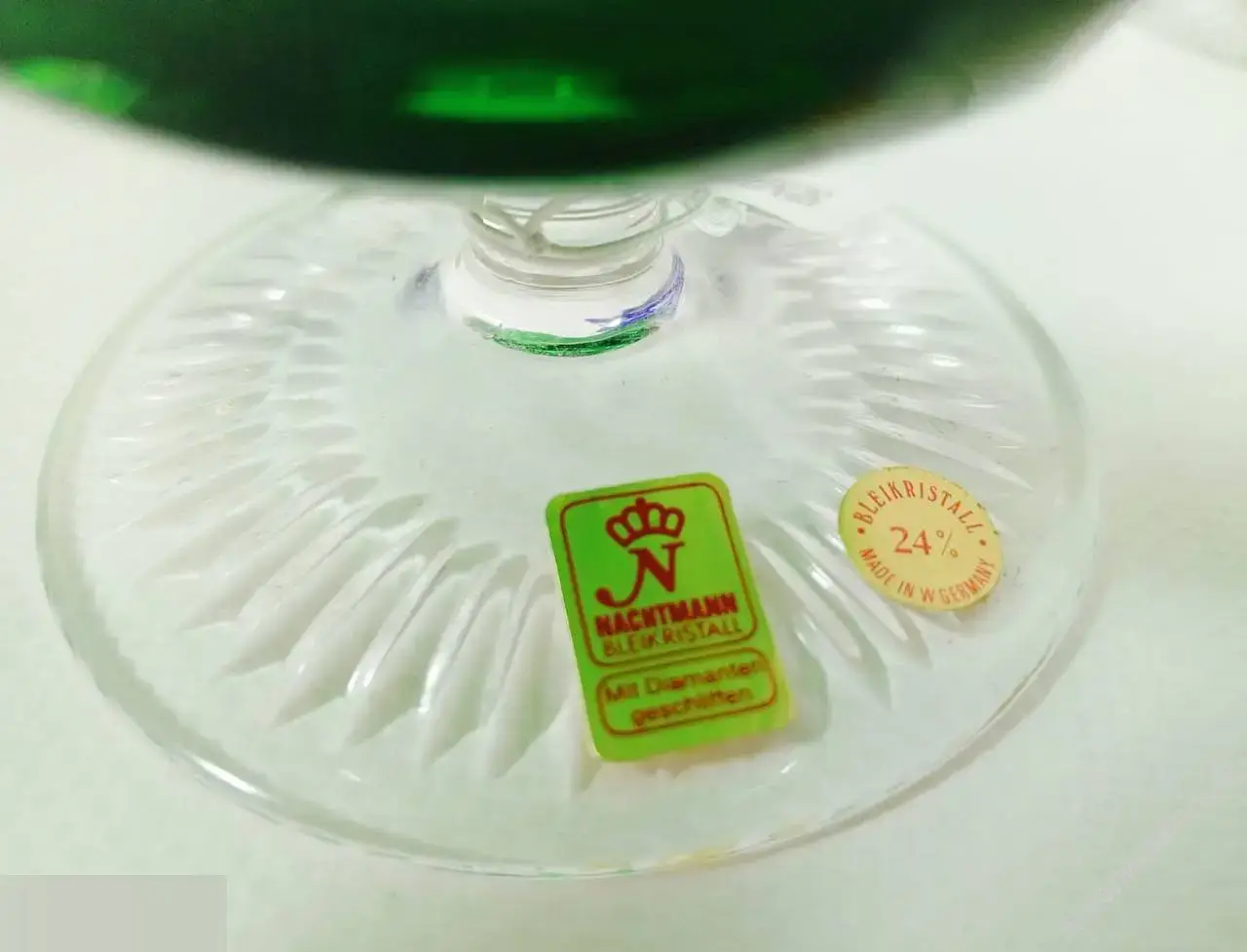 Nachtmann бокал коньяк виноград цветной хрусталь 4