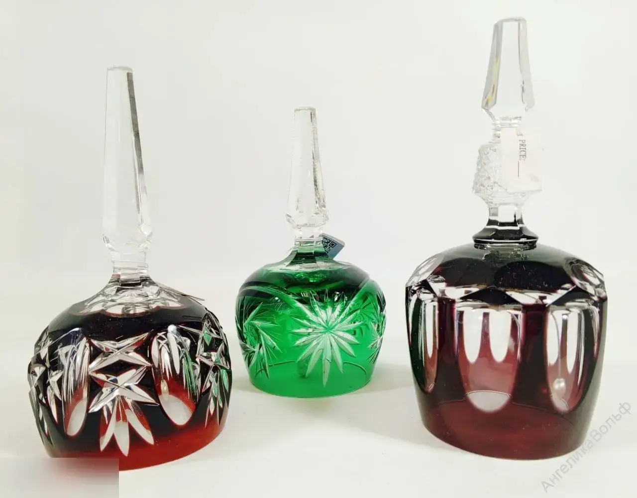 Nachtmann Peill Putzler цветной хрусталь колокольчик 5