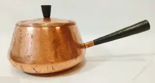 Винтаж сотейник кастрюля медь крышка Германия