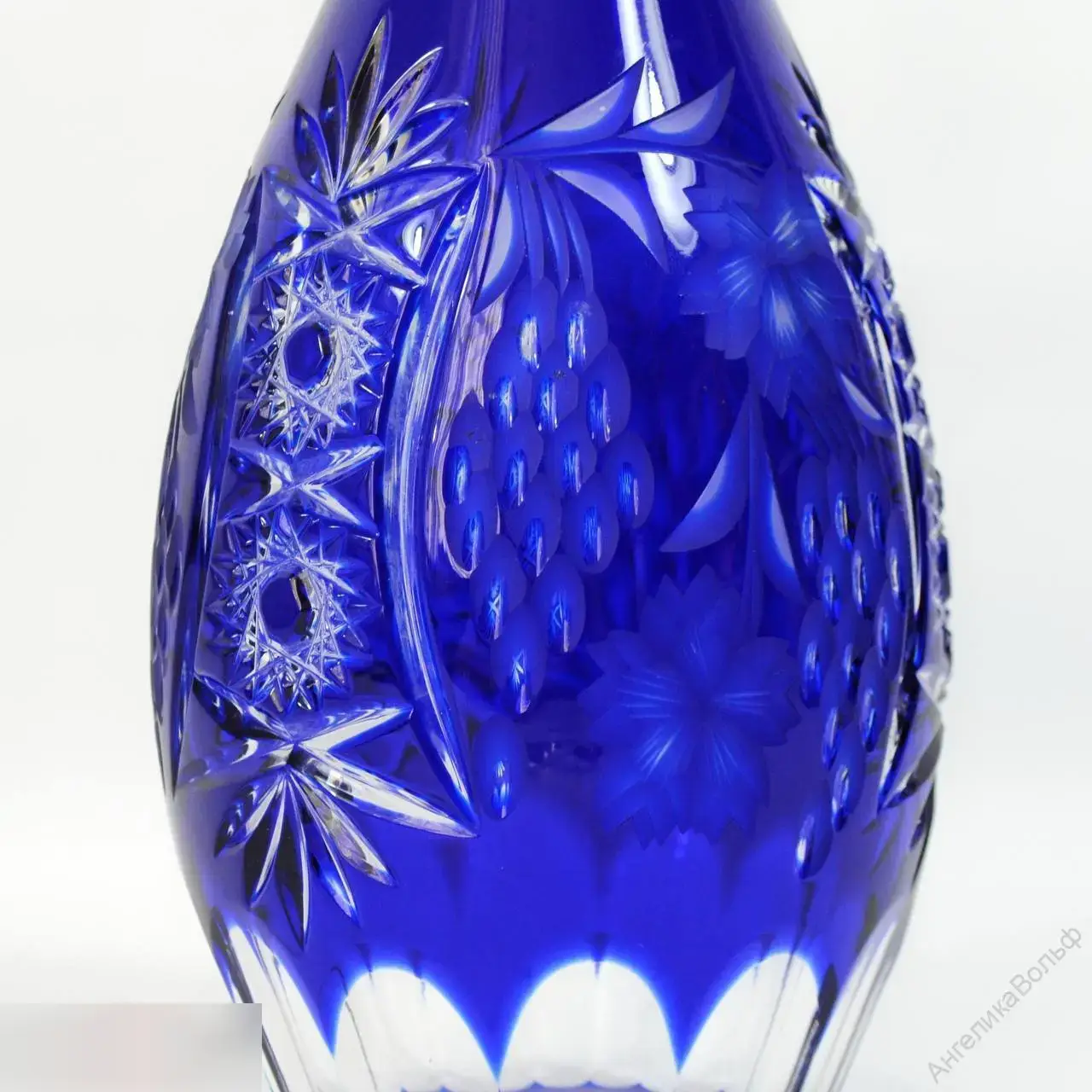 Nachtmann Нахтманн виноград графин вино кобальт 3