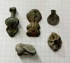 Украшение средневековье, бронза, оловянистая бронза.