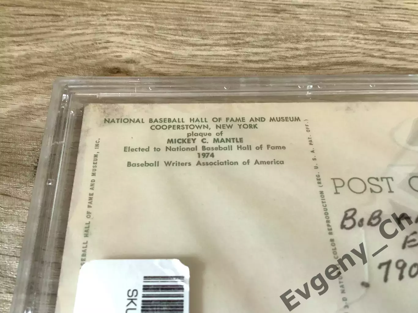 Редчайший автограф Микки Мэнтла (Mickey Mantle) — Оригинал 1974 года (PSA/DNA) 4