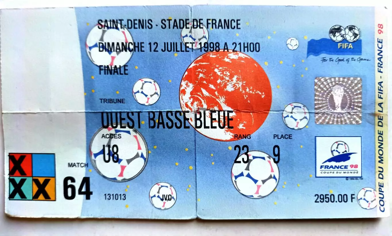 Финал ЧМ 1998 .