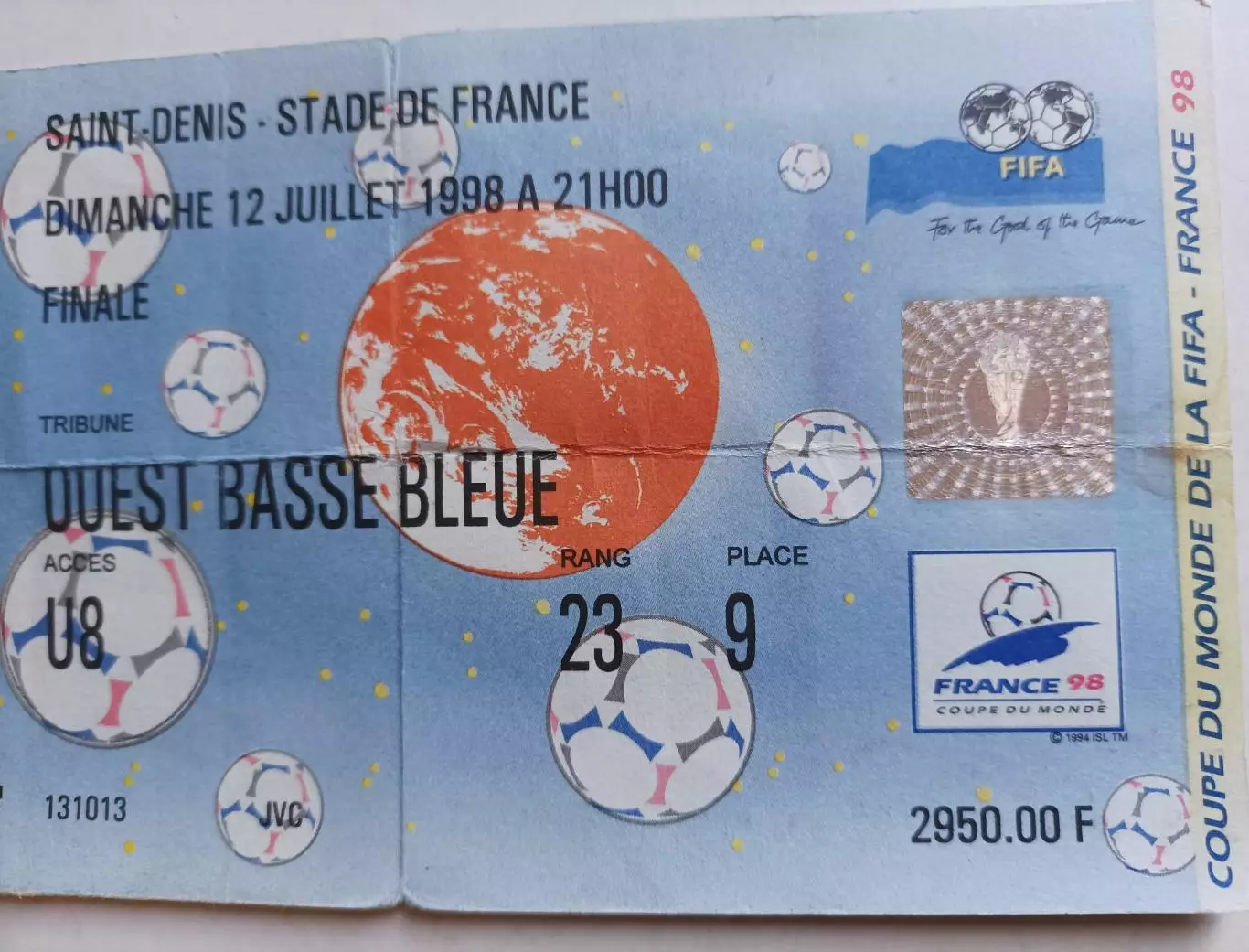 Финал ЧМ 1998 . 1