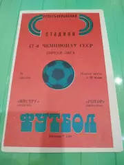 Нистру- Ротор 1984