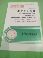 ЦСКА - Ротор, Котайк 1985