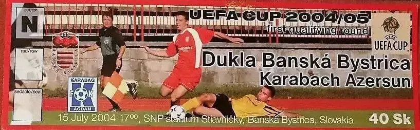 Дукла Банска Бистрица - Карабах 2004