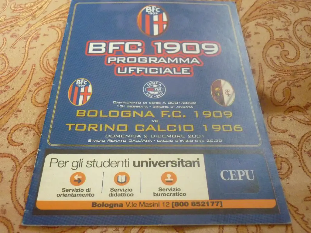 Болонья - Торино 2001