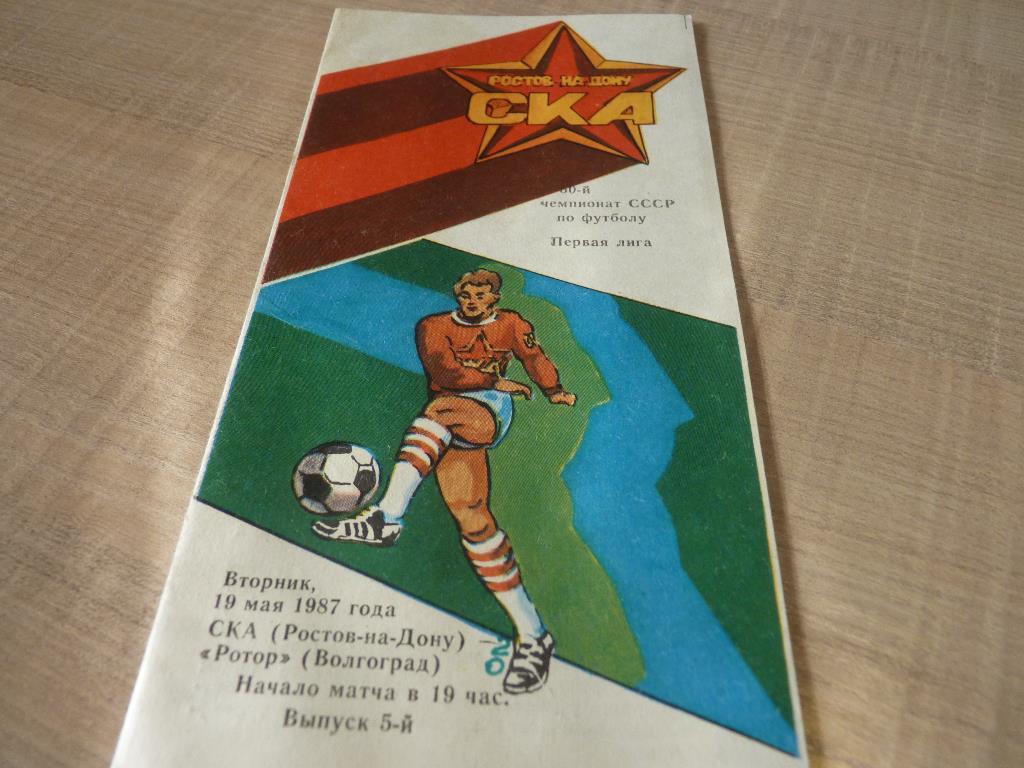 СКА Ростов на Дону - Ротор Волгоград 1987