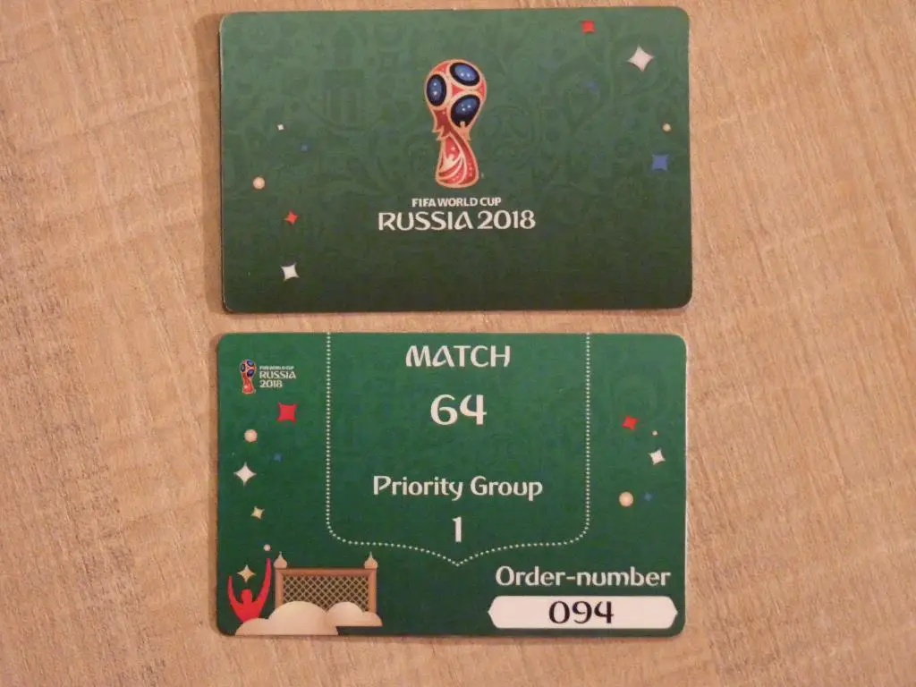 Карточка медиа-пресса матч номер 64 -финал