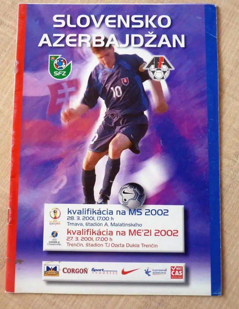 Словакия - Азербайджан 2001