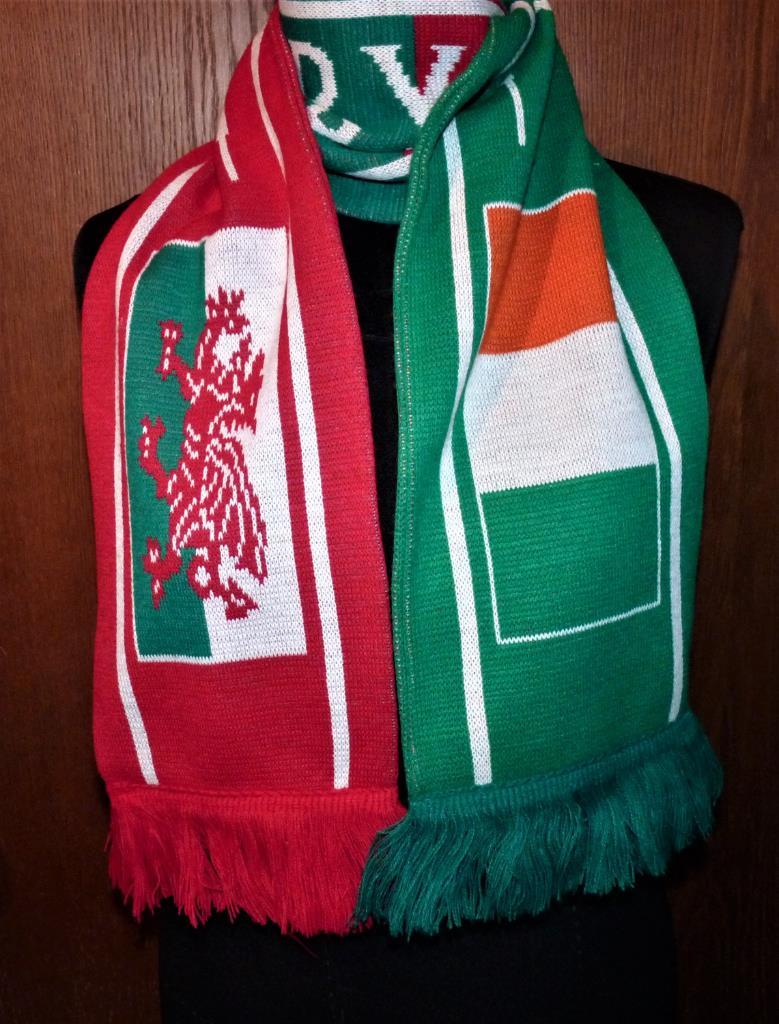 Матчевый шарф Ирландия-Уэльс