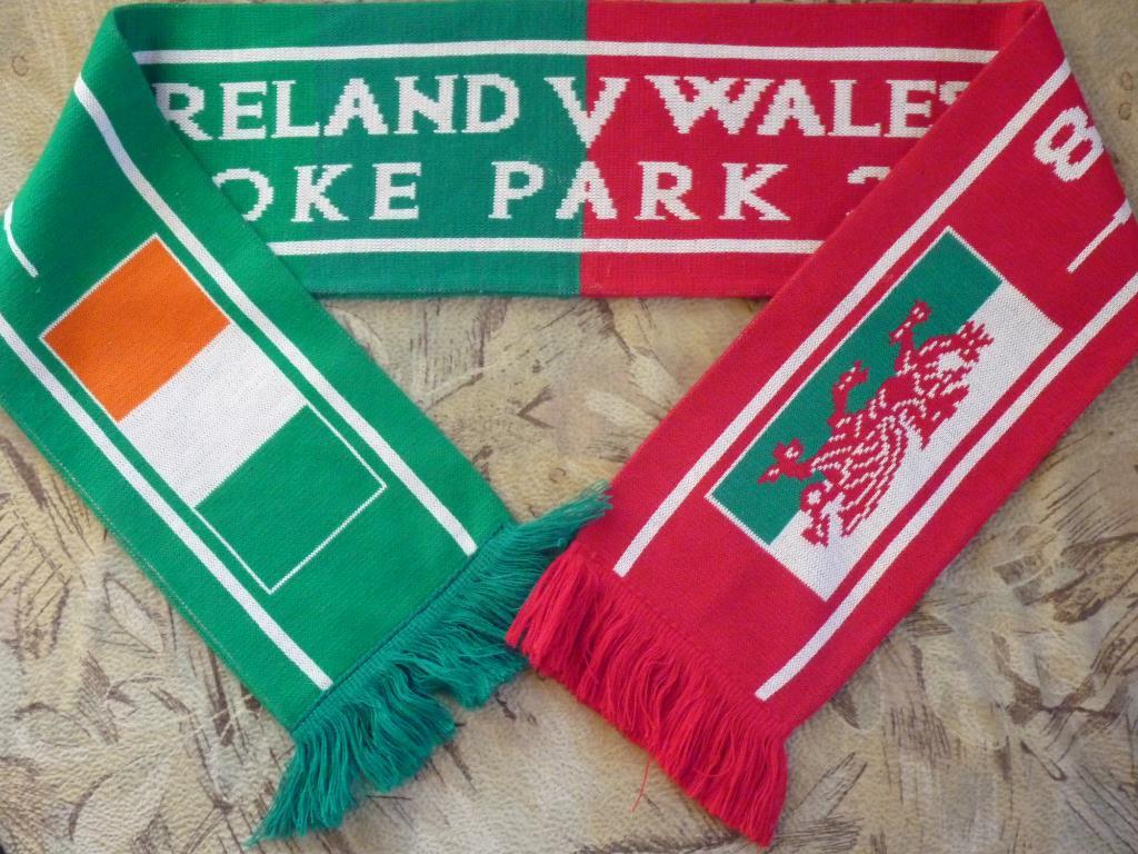 Матчевый шарф Ирландия-Уэльс 1