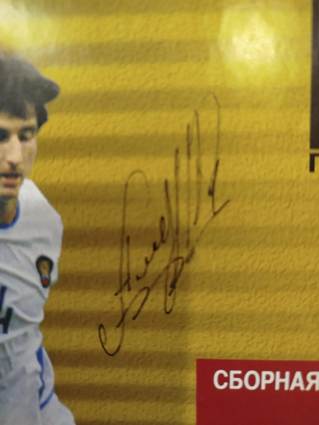 Россия - Албания 2002 автограф Алдонина 1