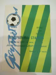 Ротор -Спартак Нальчик 1978