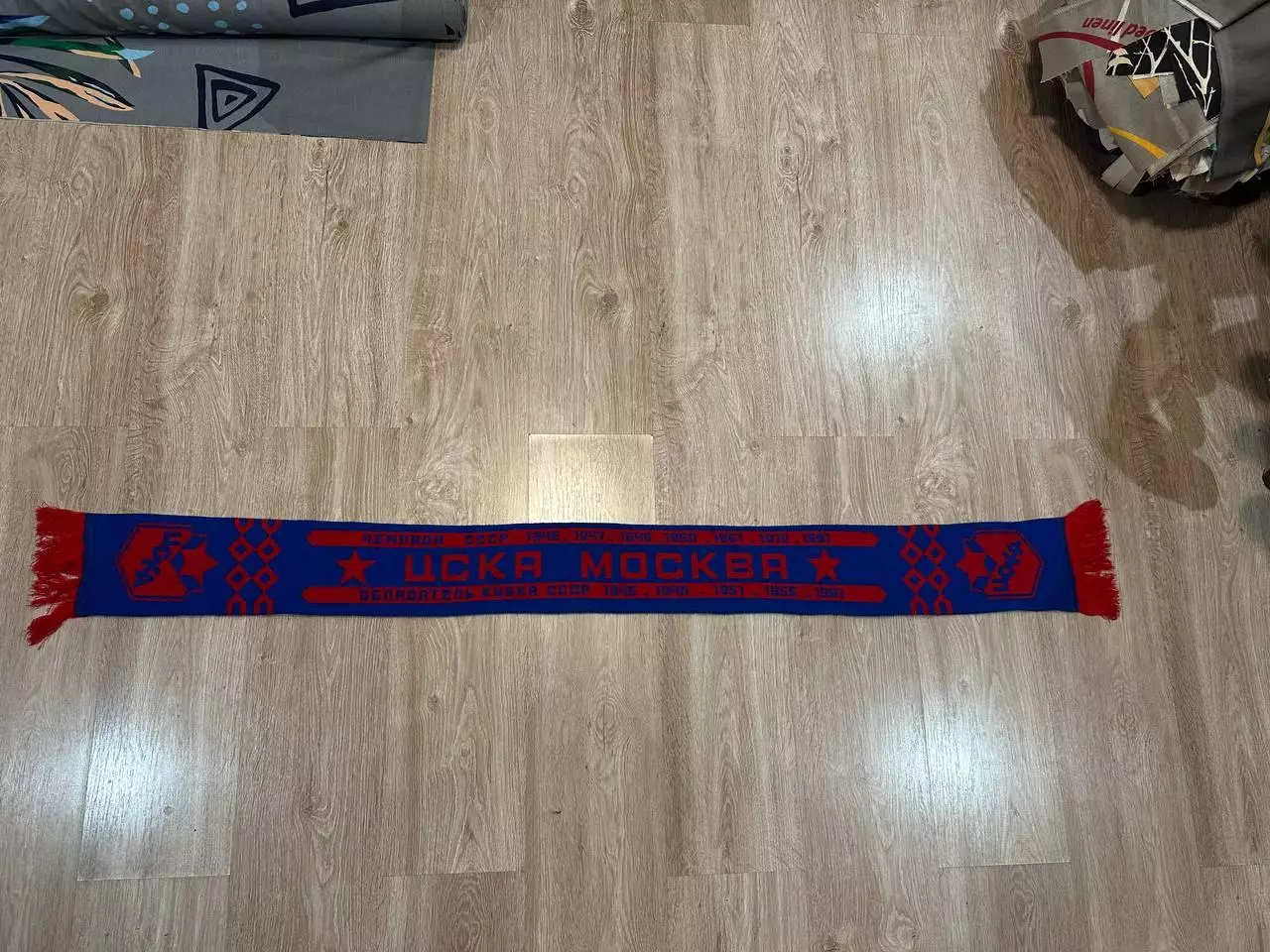 Шарф ЦСКА Москва питерской вязки раритет 1