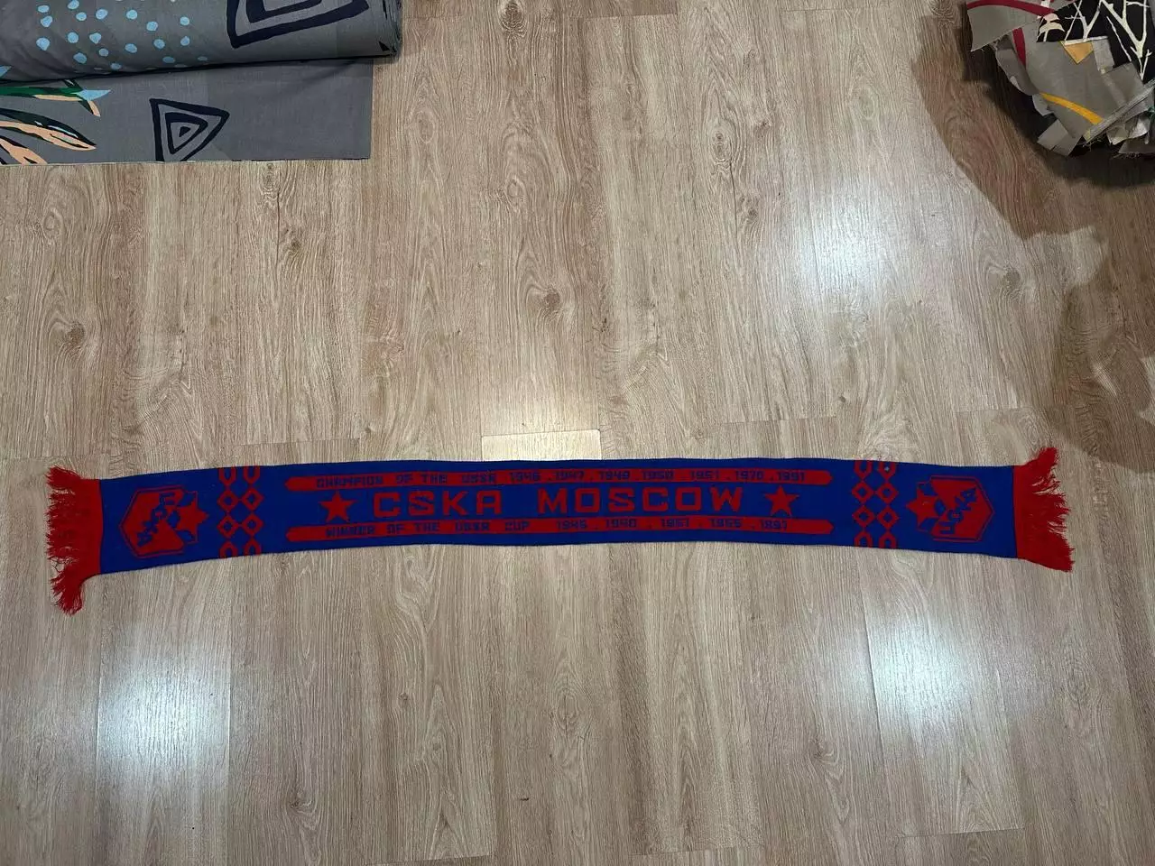 Шарф ЦСКА Москва питерской вязки раритет 2