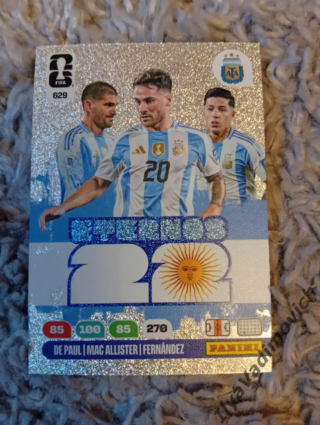 Коллекционная карточка Panini