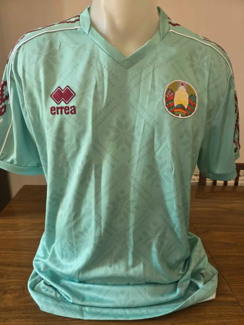 Официальная футбольная игровая майка сборной Беларусь 29.03.2026