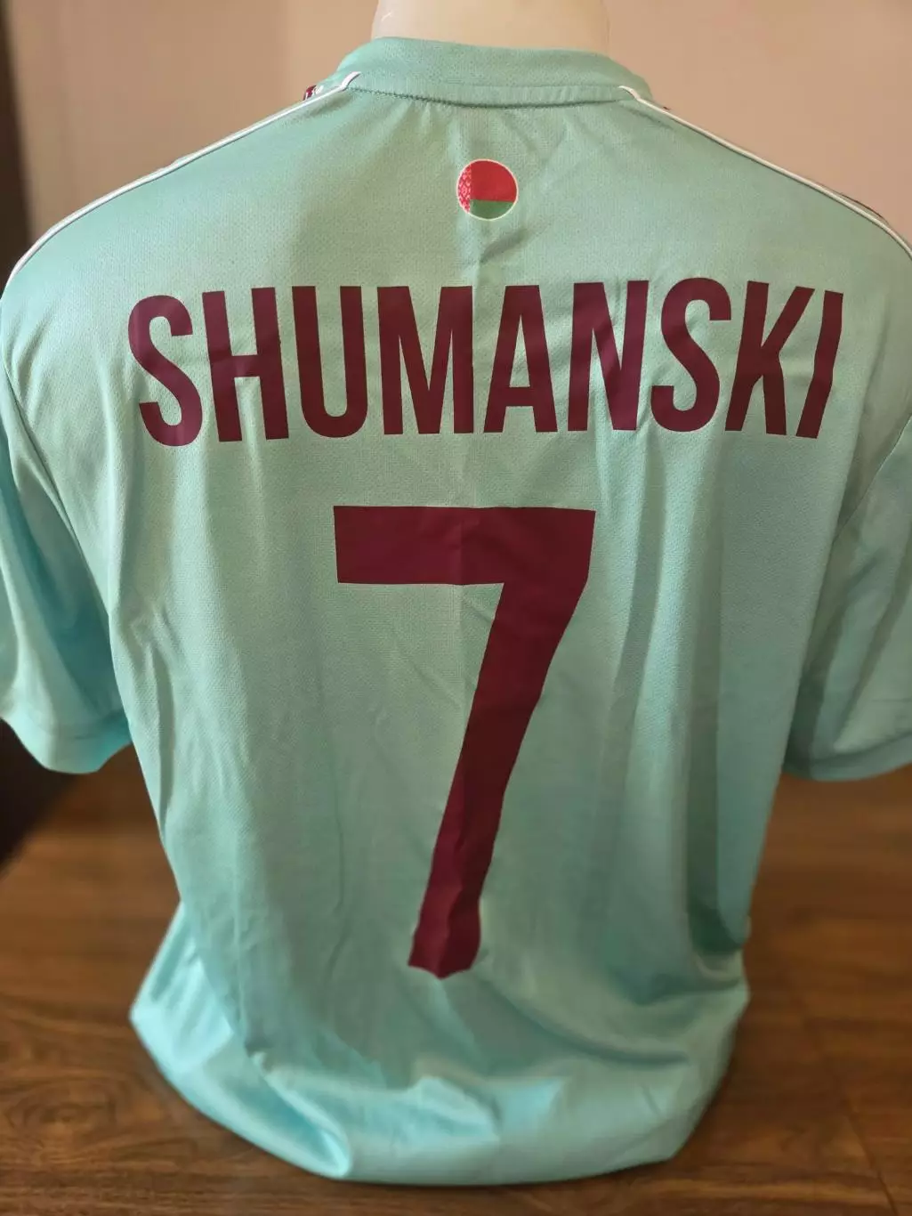 Официальная футбольная игровая майка сборной Беларусь 29.03.2026 1