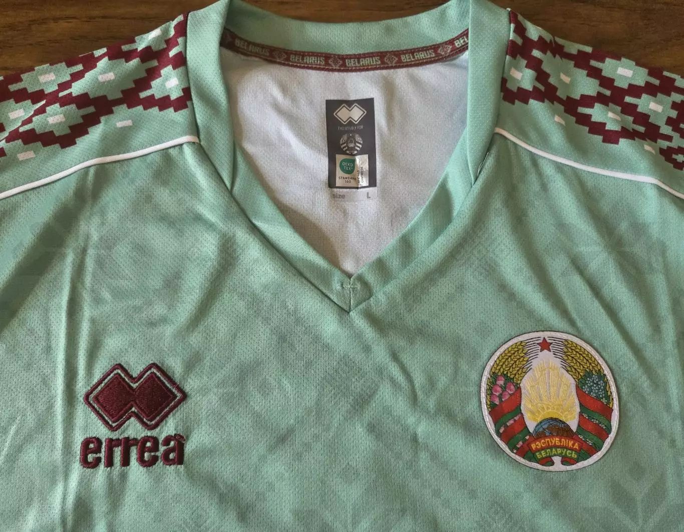 Официальная футбольная игровая майка сборной Беларусь 29.03.2026 2