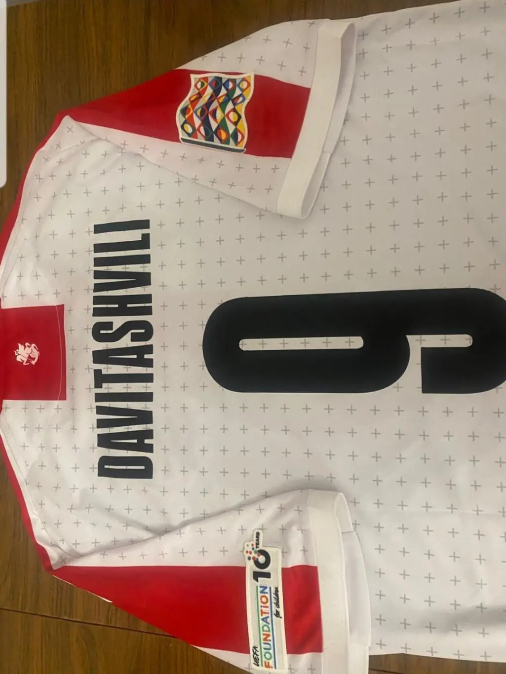 Официальная футбольная игровая майка сборной Грузии 20.03.2025 2