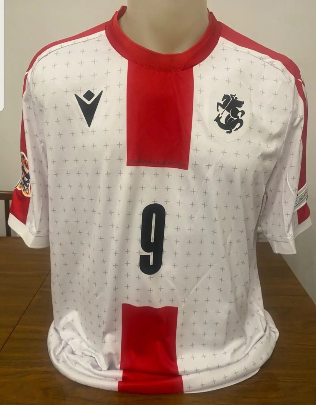 Официальная футбольная игровая майка сборной Грузии 20.03.2025