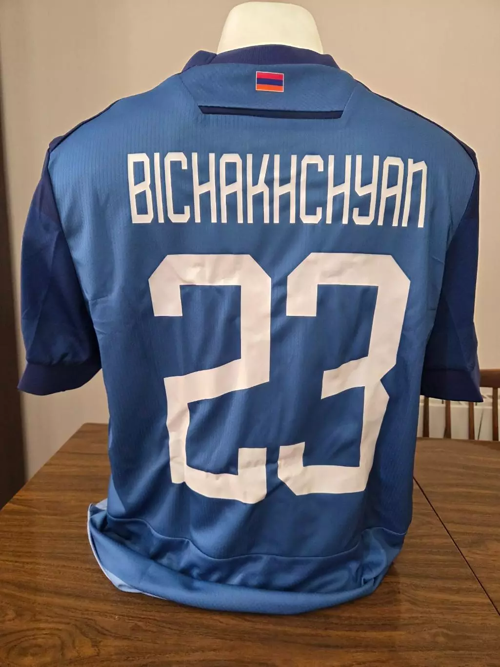 Официальная футбольная игровая майка сборной Армении 11.10.2025 2