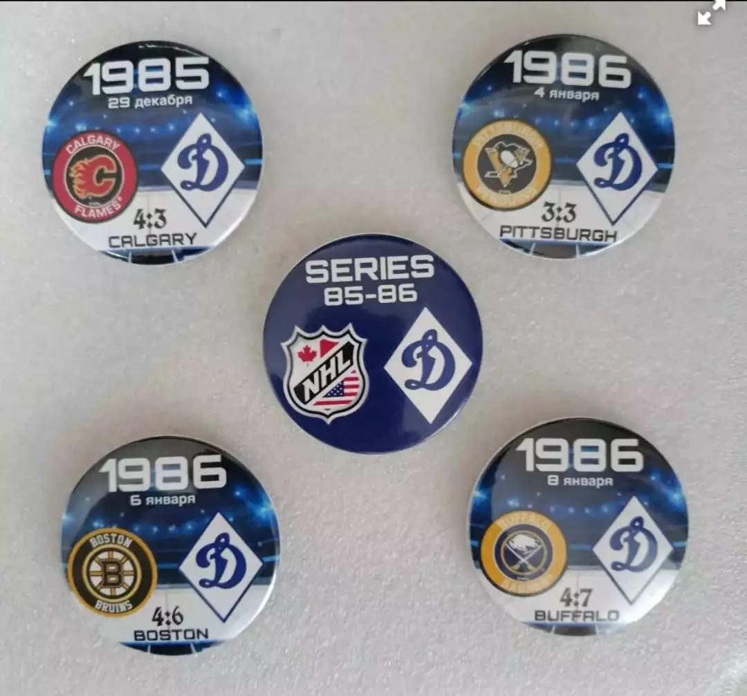 Значки хоккей