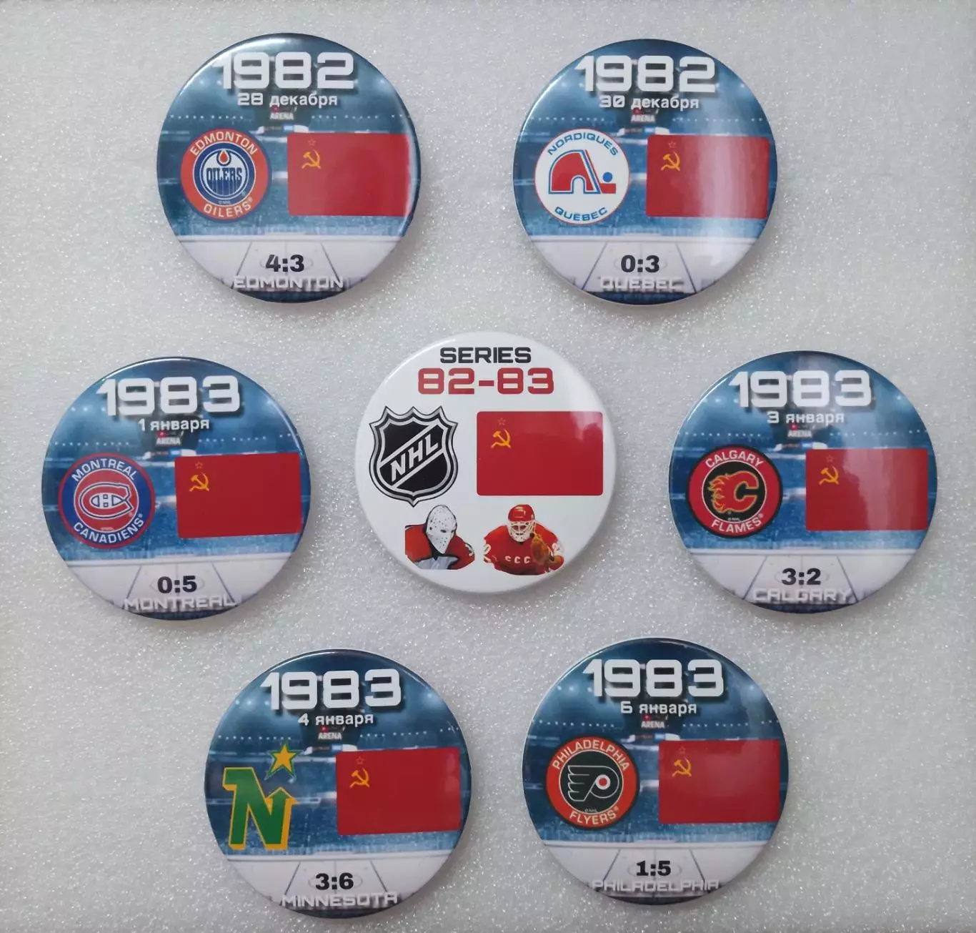 Хоккей. Значки