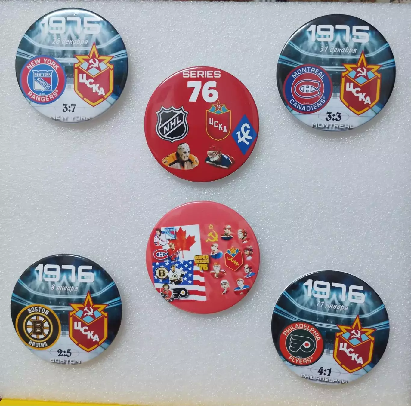 Хоккей. Значки