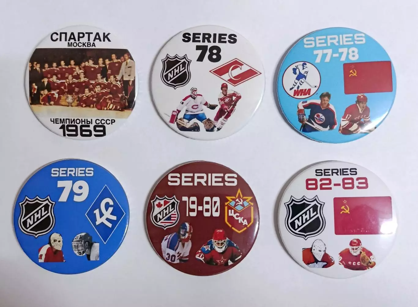 Значки хоккей
