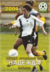 ЖФК Надежда (Ногинск) - ЦСК ВВС (Самара) 16.07.2004 Куб.России 1/4