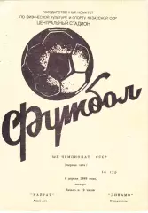 Кайрат (Алма-Ата) - Динамо (Ставрополь) 06.04.1989