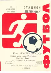 Янгиер (Янгиер) - Геолог (Карши) 19.10.1985