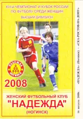 ЖФК Надежда (Ногинск) - СКА-Ростов (Ростов-на-Дону) 16.08.2008