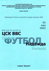 ЖФК ЦСК ВВС (Самара) - Надежда (Ногинск) 02.05.2003