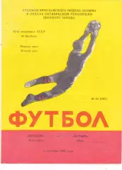 Шинник (Ярославль) - Иртыш (Омск) 08.09.1984