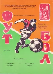 Шинник (Ярославль) - Пахтакор (Ташкент) 19.04.1985