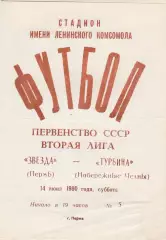 Звезда (Пермь) - Турбина (Наб.Челны) 14.06.1980