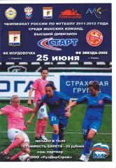 ЖФК Мордовочка (Саранск) - Звезда-2005 (Пермь) 25.06.2011