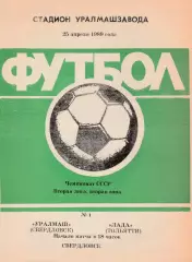 Уралмаш (Свердловск) - Лада (Тольятти) 25.04.1989