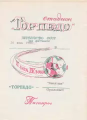 Торпедо (Таганрог) - Ремонтник (Прохладный) 24.06.1990.
