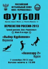 Выбор-Курбатово (Воронеж) - Авангард-2 (Курск) 07.09.2013